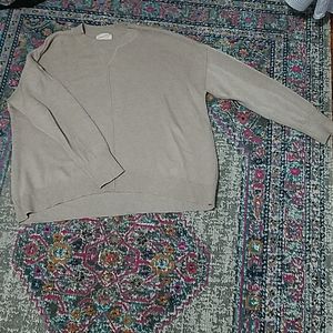 Taupe crew neck sweater